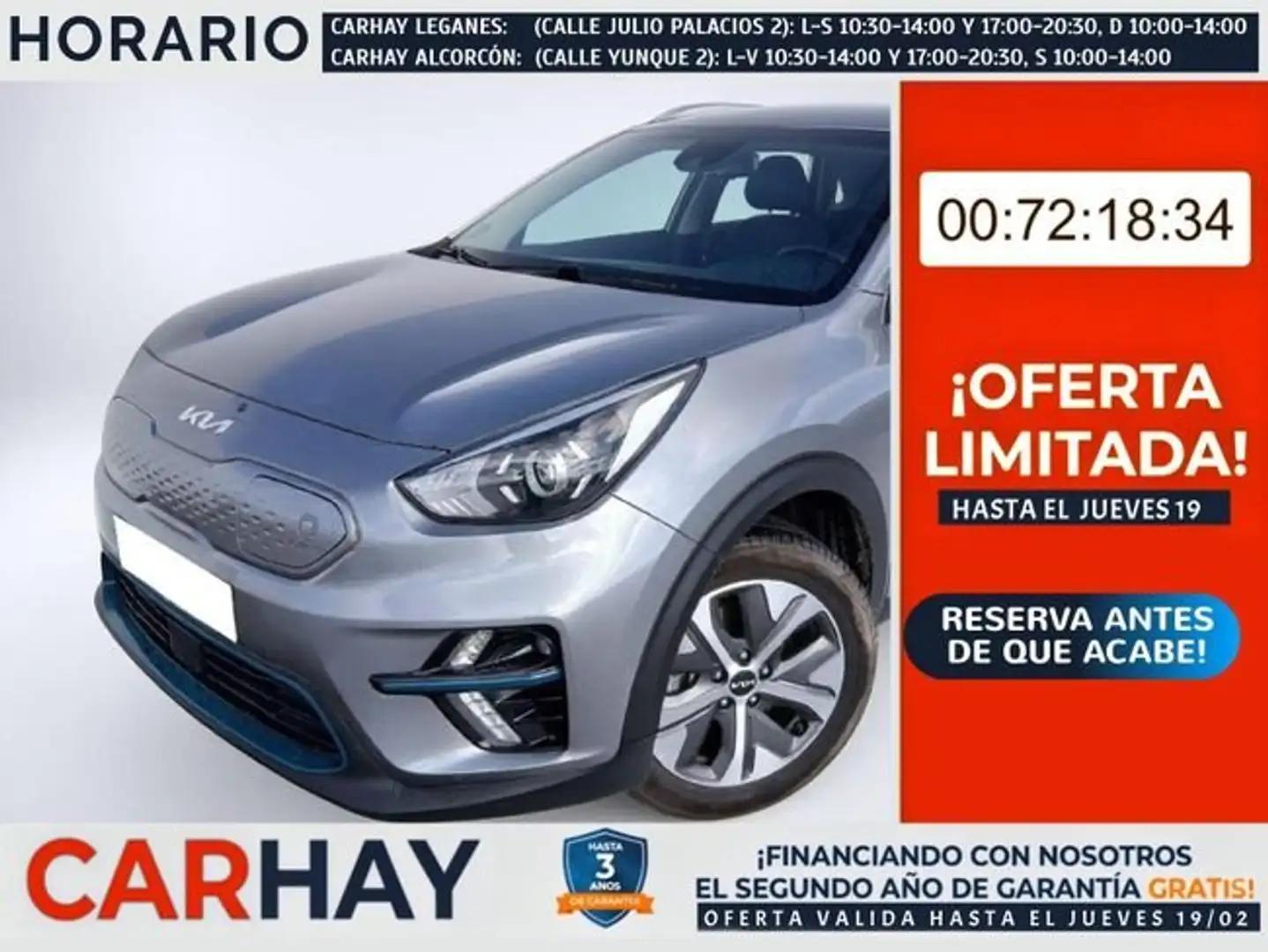 Kia e-Niro Drive Long Range Gris - 1