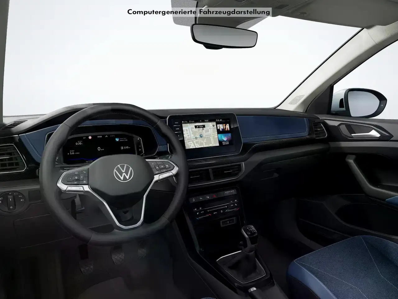 Volkswagen T-Cross 1.0 TSI Style LED-Matrix AHK Navi, миниатюра 10