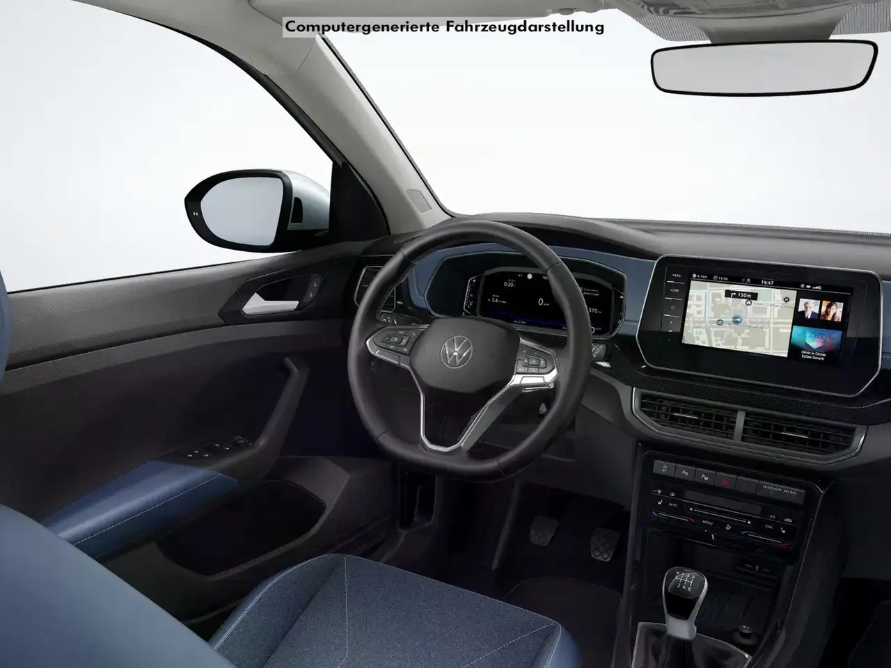 Volkswagen T-Cross 1.0 TSI Style LED-Matrix AHK Navi, миниатюра 9