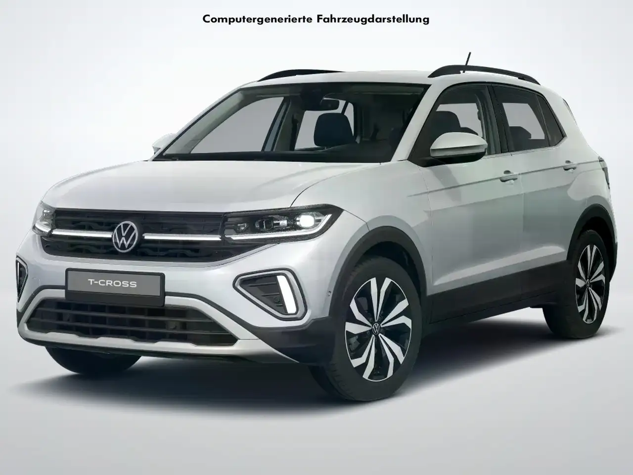 Volkswagen T-Cross 1.0 TSI Style LED-Matrix AHK Navi, миниатюра 2