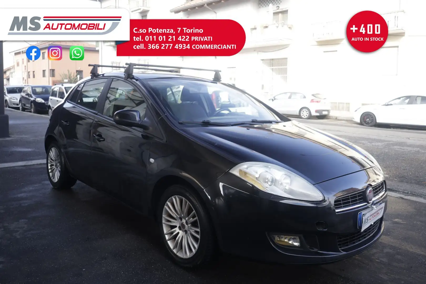 Fiat Bravo FIAT Bravo 1.4 Emotion GPL 66KW ANNO 2010 Noir - 1