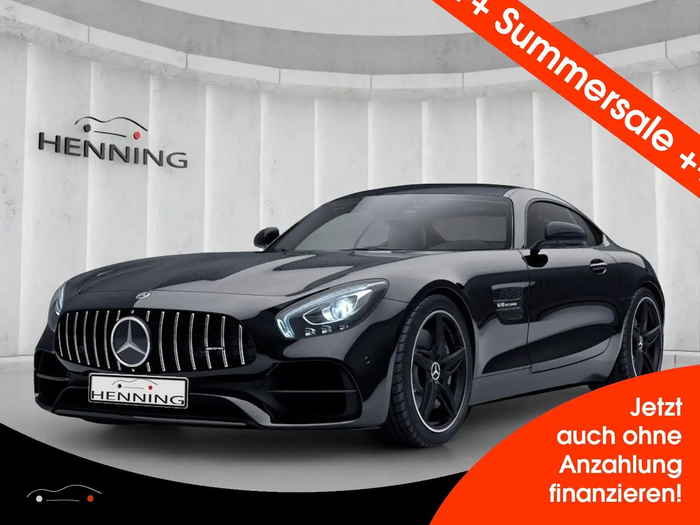 Mercedes-Benz AMG GT Memory Pano Totw. Abgasanl. Burmester Negro - 1