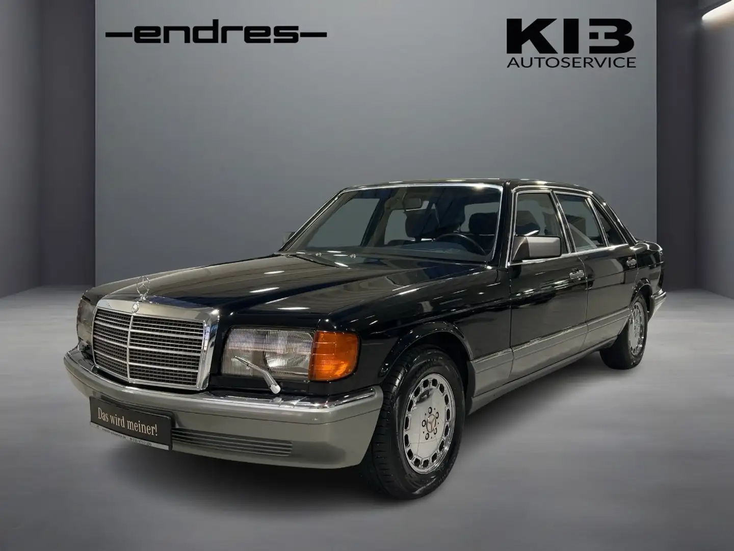 Mercedes-Benz 560 SEL lang LMF+el.-Si.+Radio+S-Dach+Note 2- Negru - 1