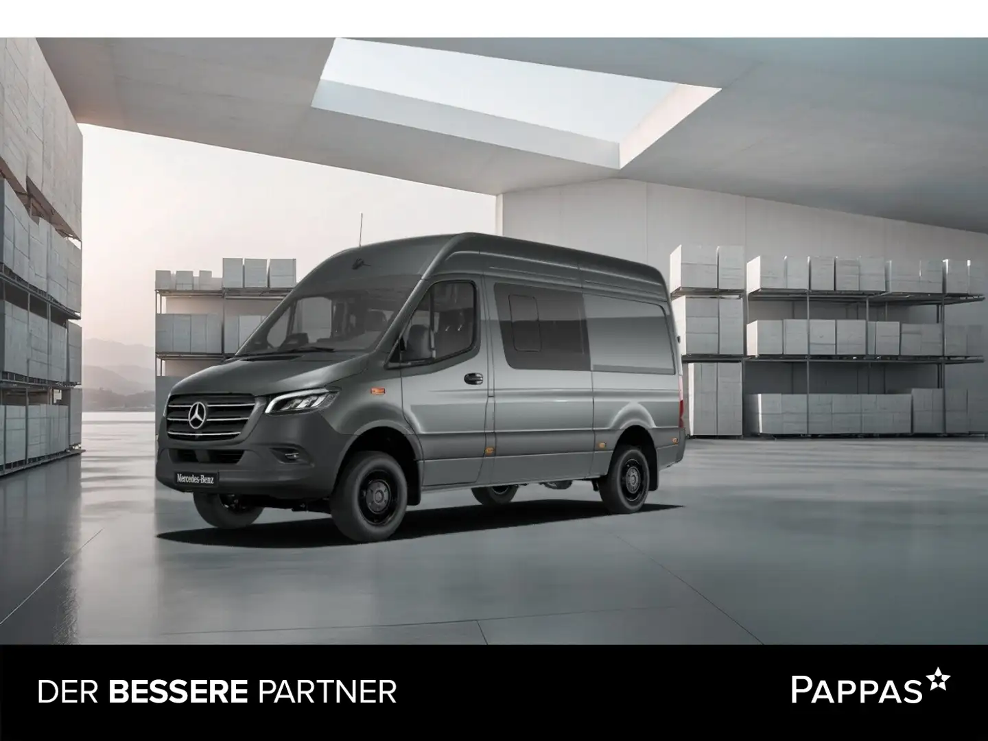 Mercedes-Benz Sprinter 319 CDI Kasten SELECT Hochdach 3665 4x4 Grau - 1