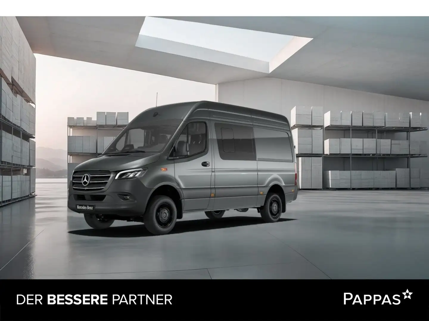 Mercedes-Benz Sprinter 319 CDI Kasten SELECT Hochdach 3665 4x4 Grau - 1