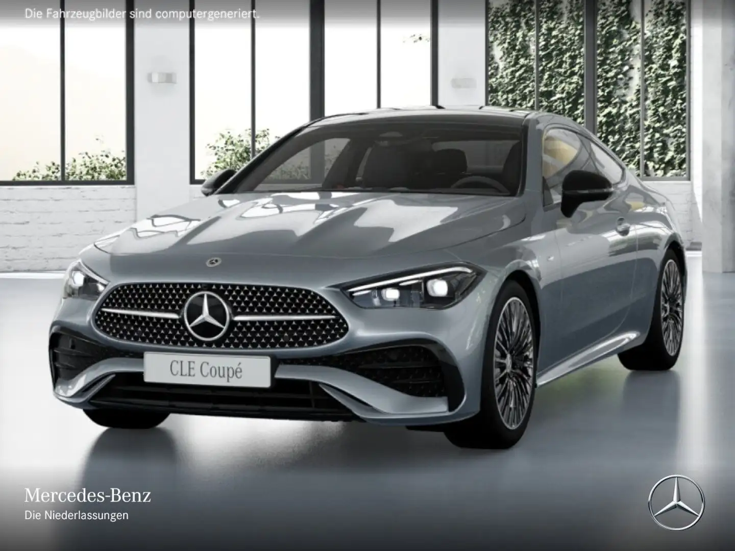 Mercedes-Benz CLE 300 e AMG+NIGHT+PANO+360+AHK+TOTW+KEYLESS+9G Argent - 2