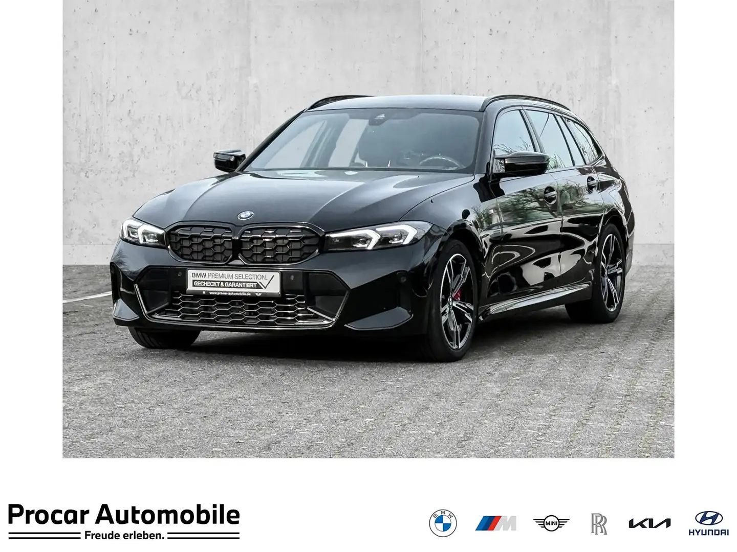 BMW 340 M340i xDrive Touring M Sport HUD+RFK+NAVI+LED Schwarz - 1