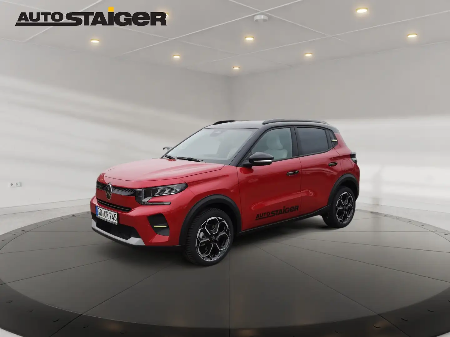Citroen C3 1.2 100 MAX PureTech HUD SpurH LED KlimaA PDC Rojo - 2