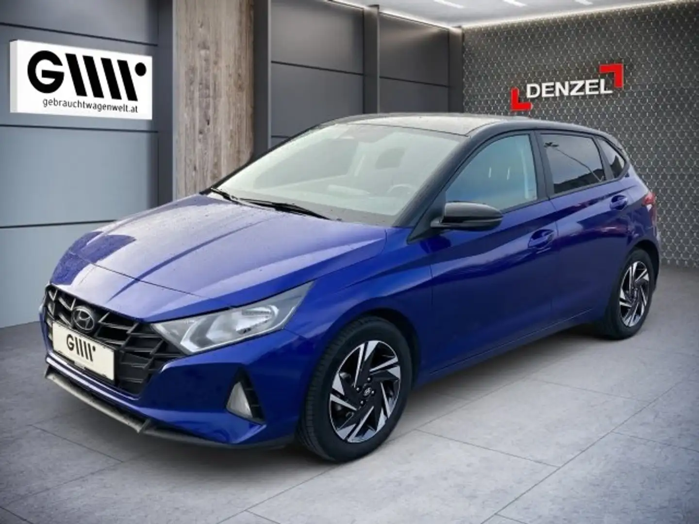 Hyundai i20 1,2 GLS Blau - 1