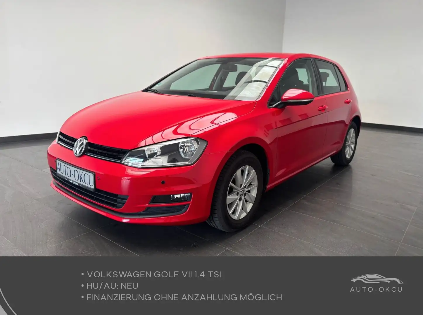 Volkswagen Golf VII 1.4 TSI 125 PS Comf. T.LEDER/KLIMA/5TRG Rot - 1