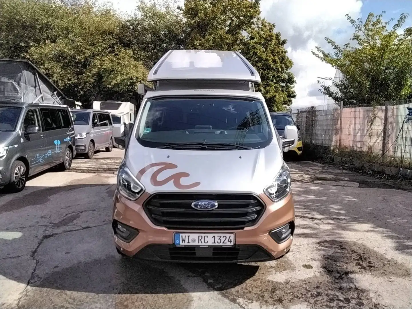 Ford Transit Custom Nugget *Aufst.D *AHK *AUT *Heckküch Argento - 2