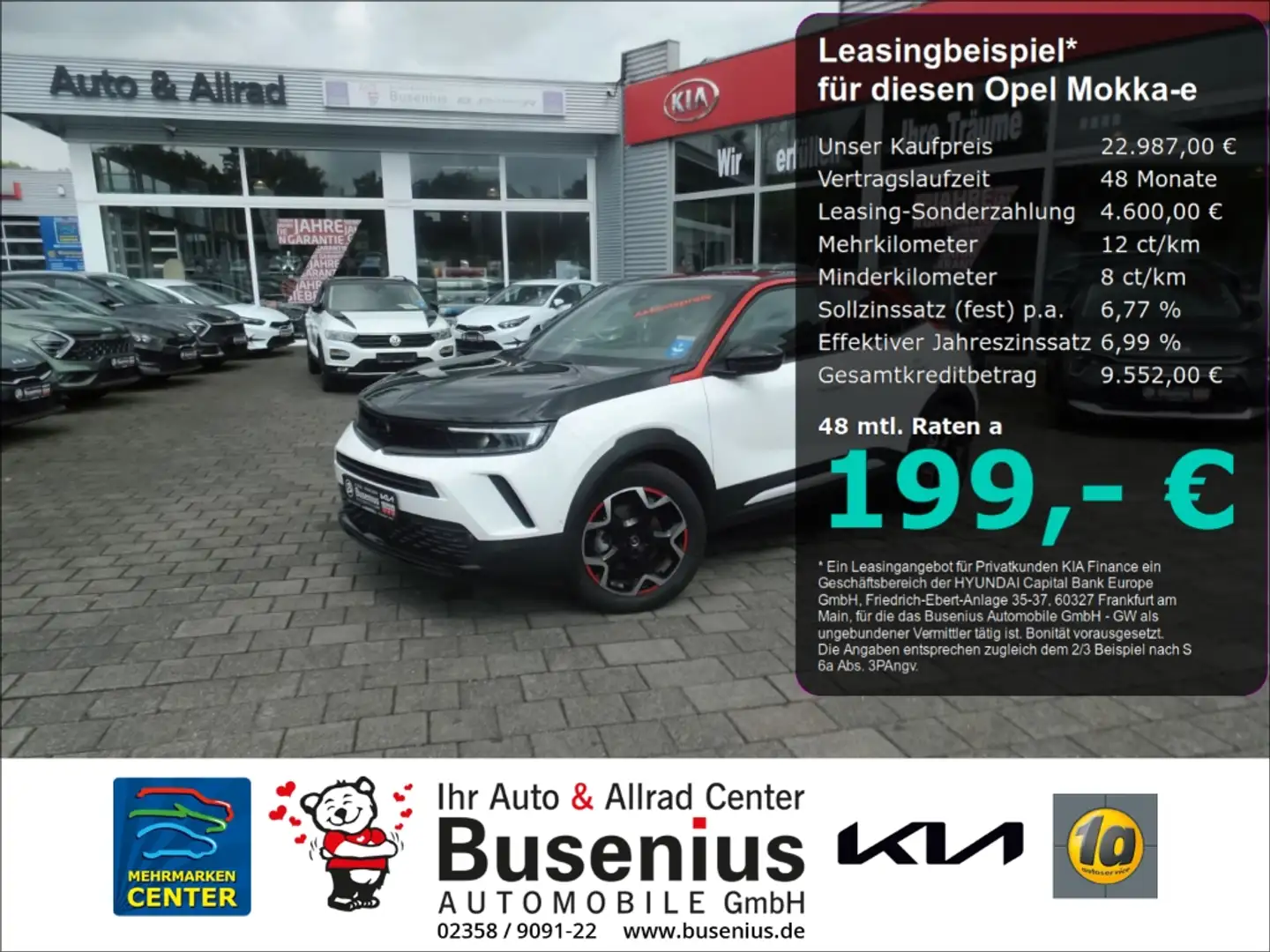 Opel Mokka-E GS Line+WP+Tech+SHZ+Lenkradh+Android Weiß - 1
