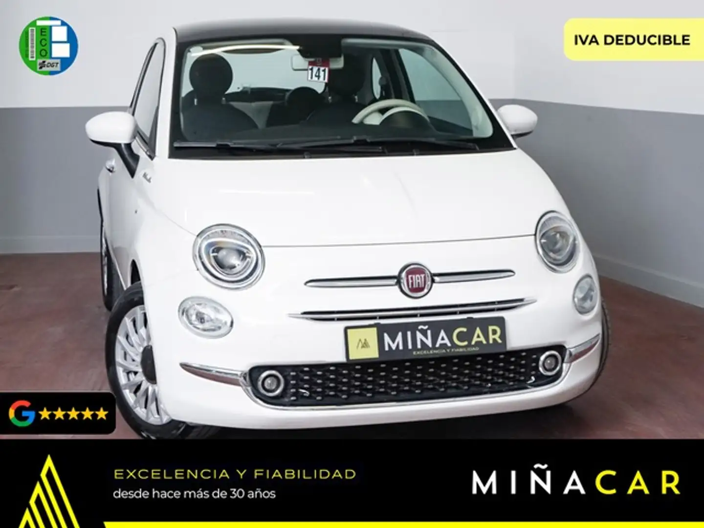 Fiat 500 1.0 Hybrid Dolcevita 52kW Blanco - 1
