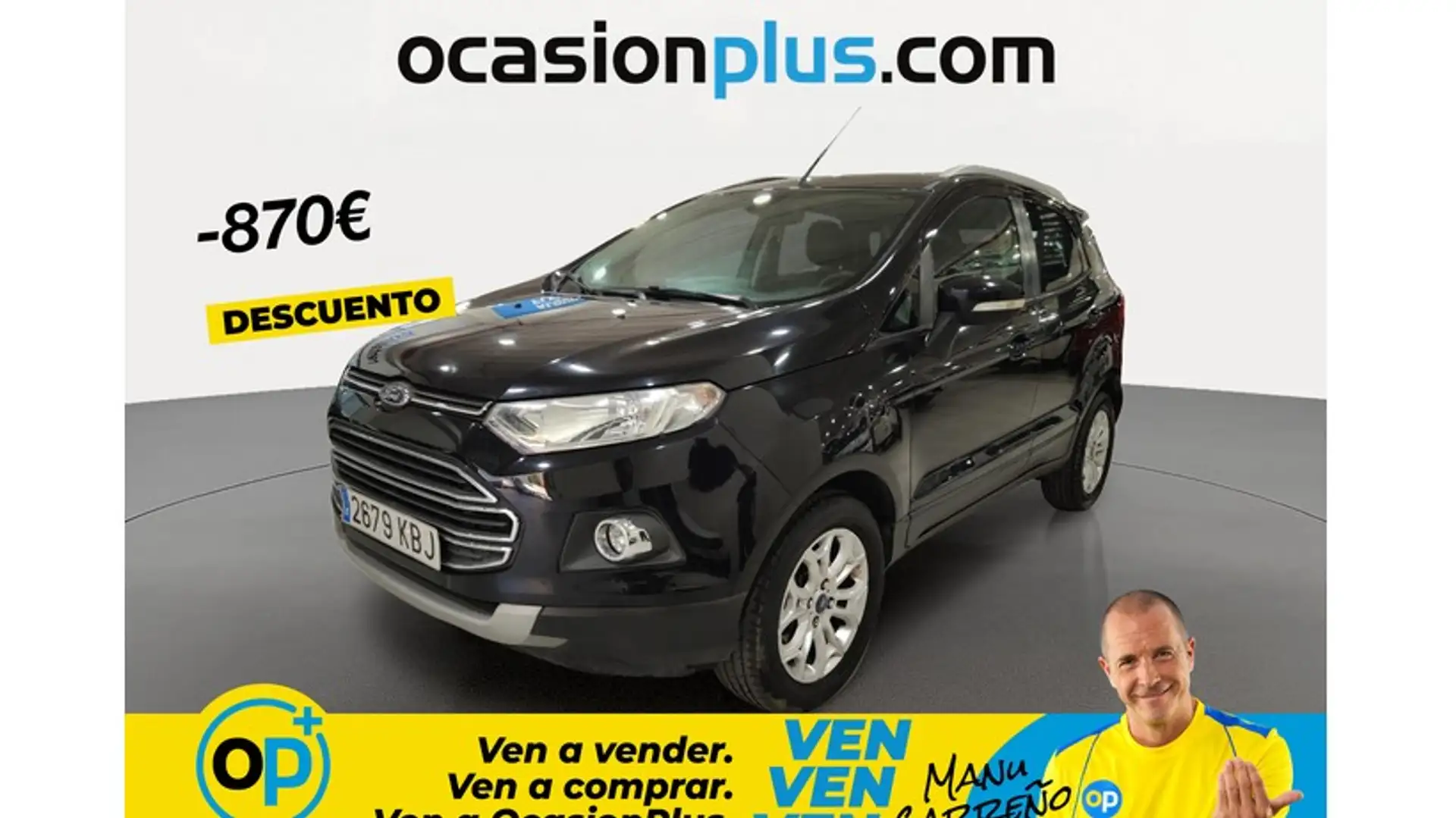 Ford EcoSport 1.5TDCi Titanium 95 Negro - 1