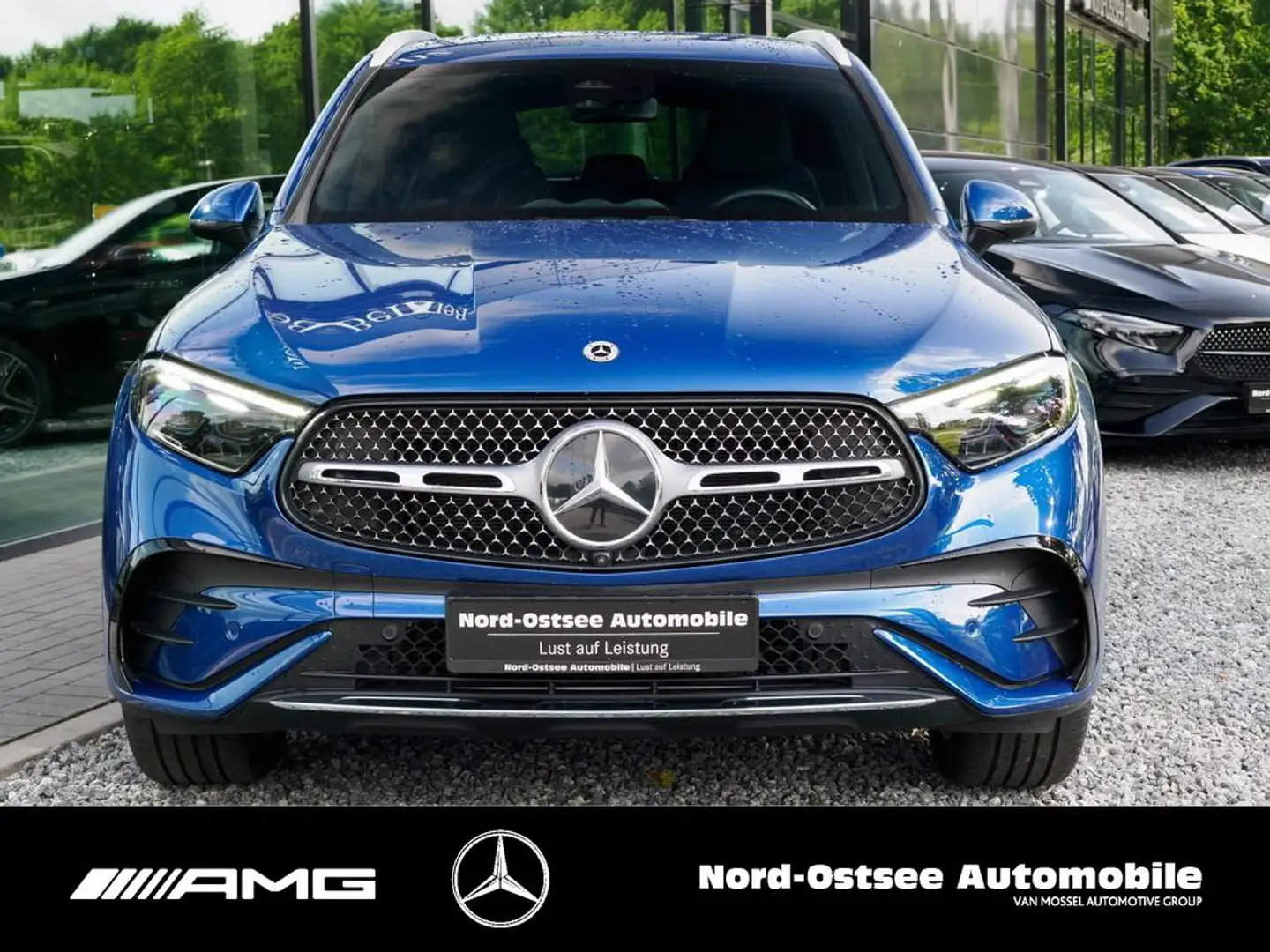 Mercedes-Benz GLC 300 4M AMG TEMPO AHK 360° SITZHZG KEYLESS Azul - 2