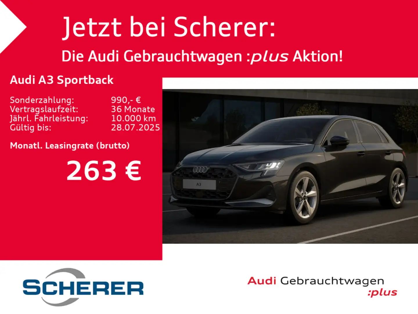 Audi A3 35 TDI advanced S tronic NAVI SONOS Schwarz - 1