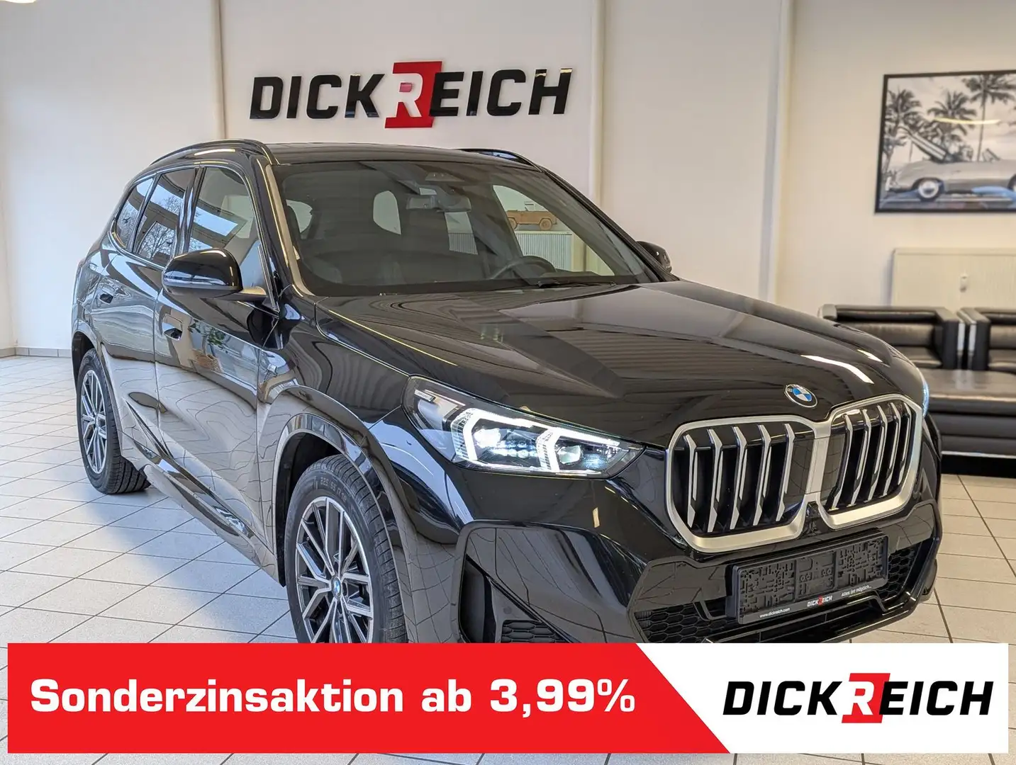 BMW X1 23d xD M-Sport Pano HUD H/K Harman AHK Schwarz - 1