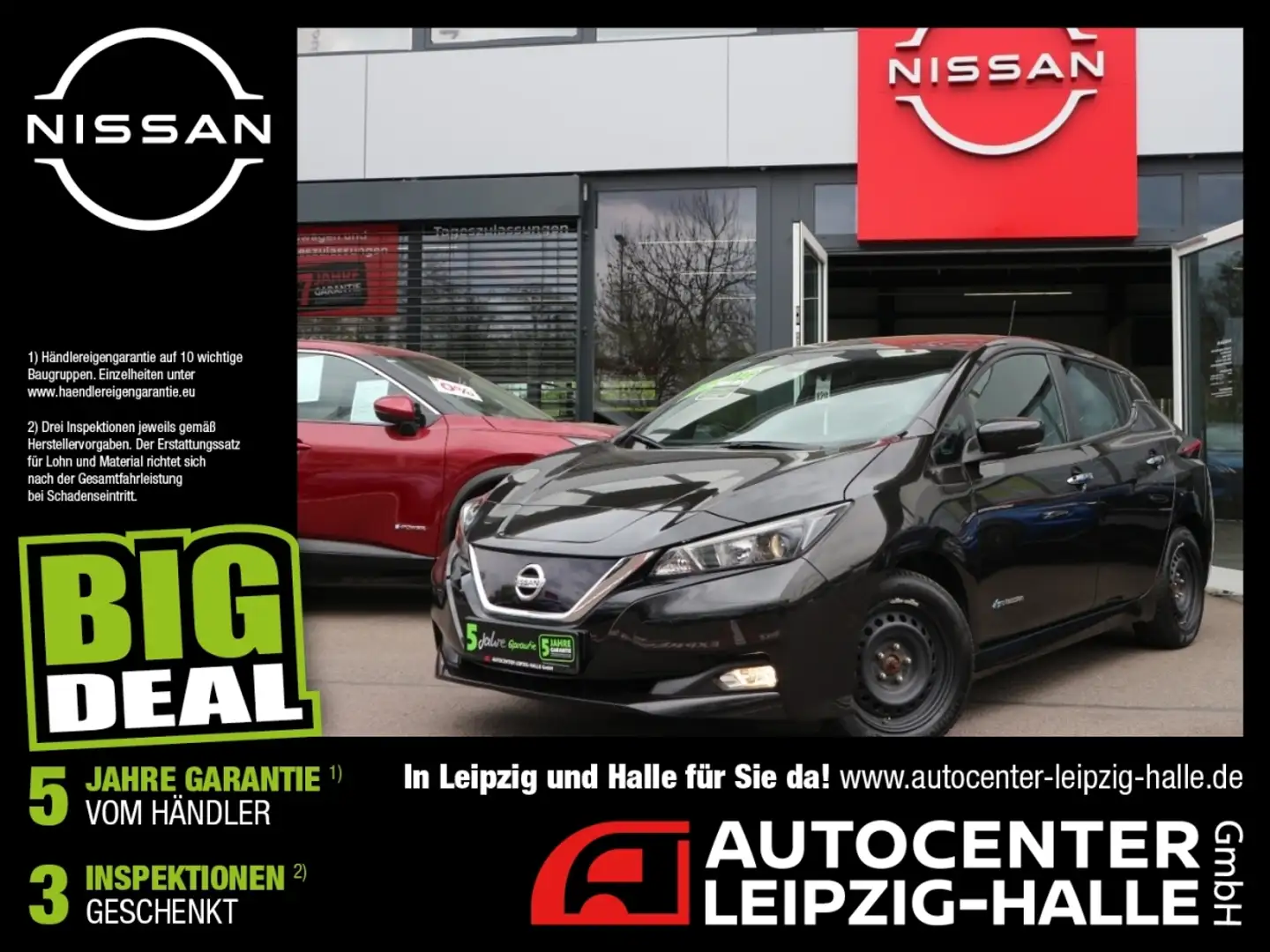 Nissan Leaf Acenta 40KW Navi Winterpaket Kamera AAC WKR Negro - 1