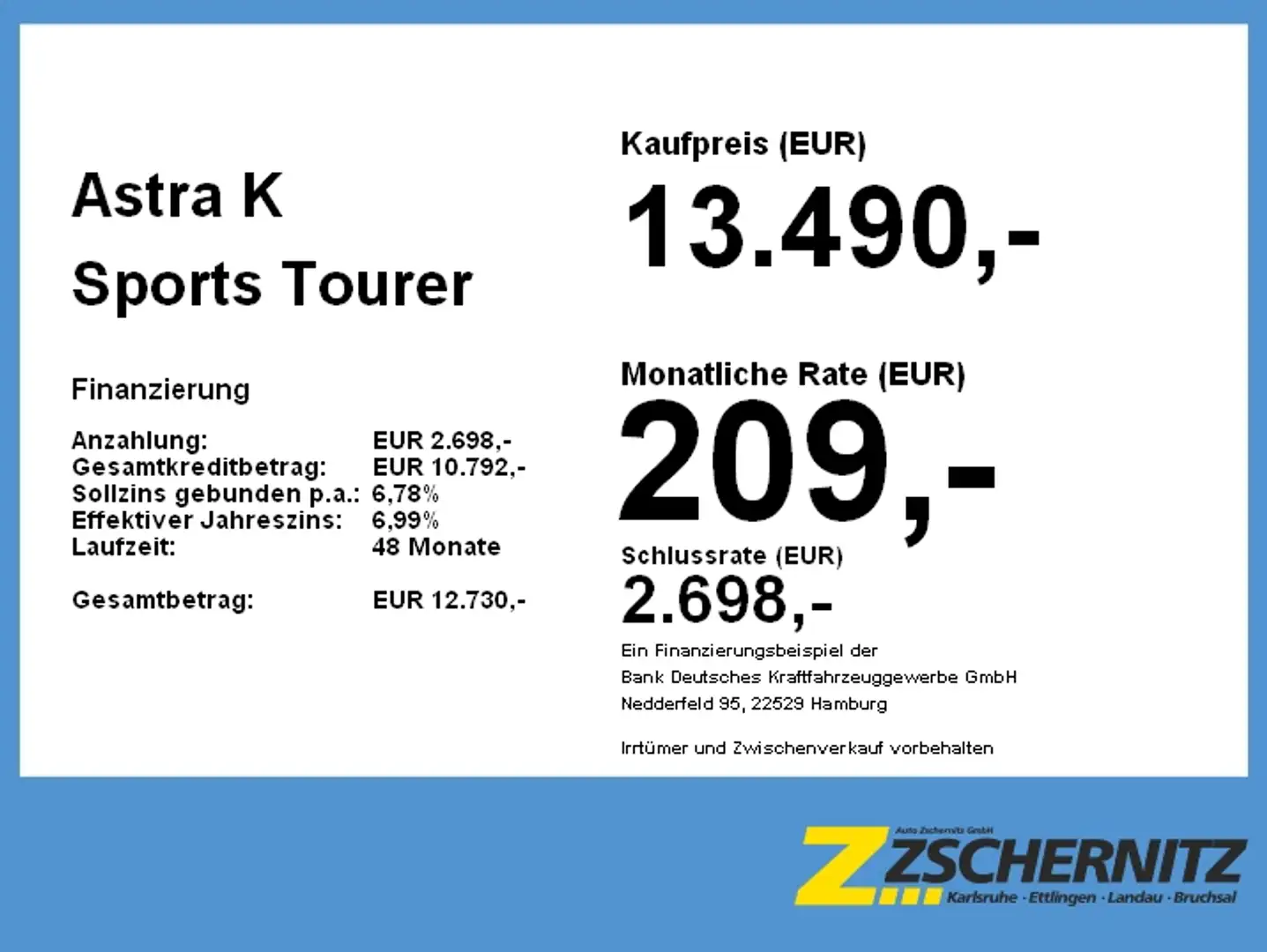 Opel Astra K Sports Tourer 1.2 Turbo  Edition LED+PDC Silber - 2