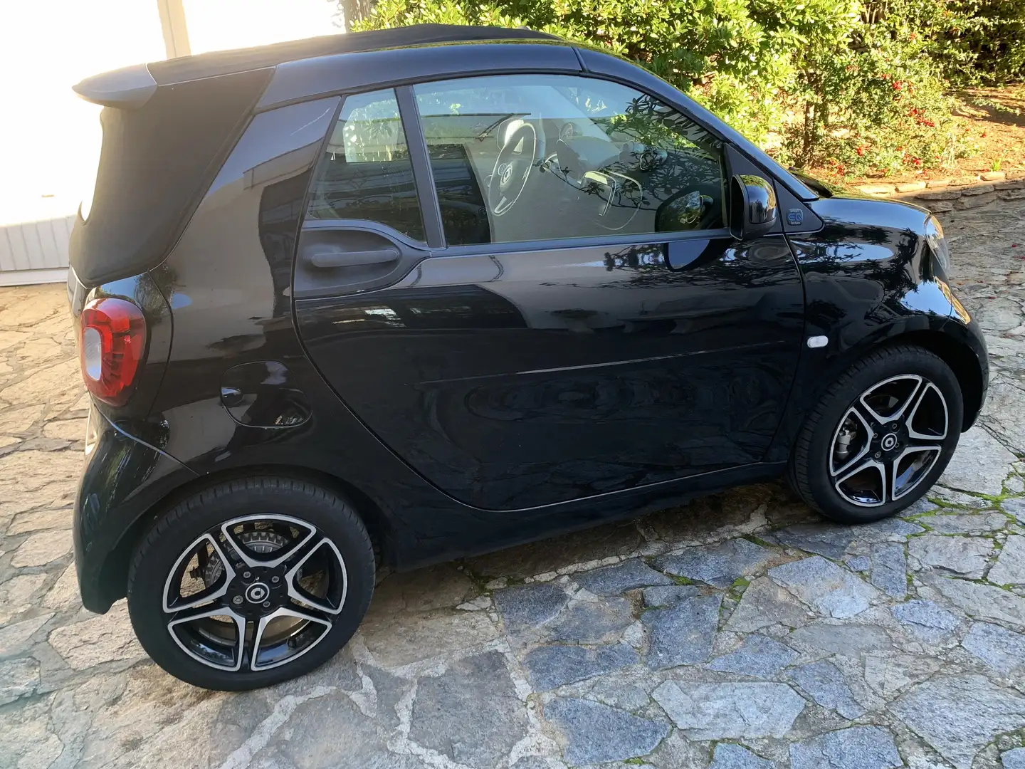 smart forTwo Cabrio 82 ch Electrique BA1 Prime 5600 kms garanti Noir - 1