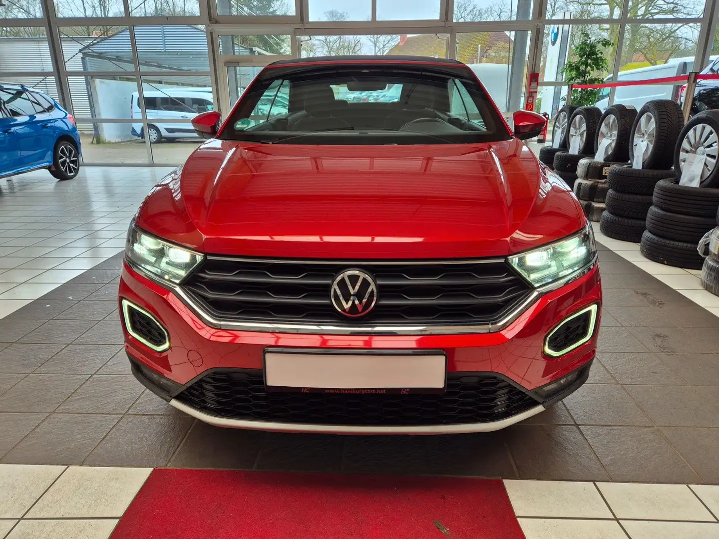 Volkswagen T-Roc Cabriolet Style Automatic LED NAVI DAB AHK Rosso - 1