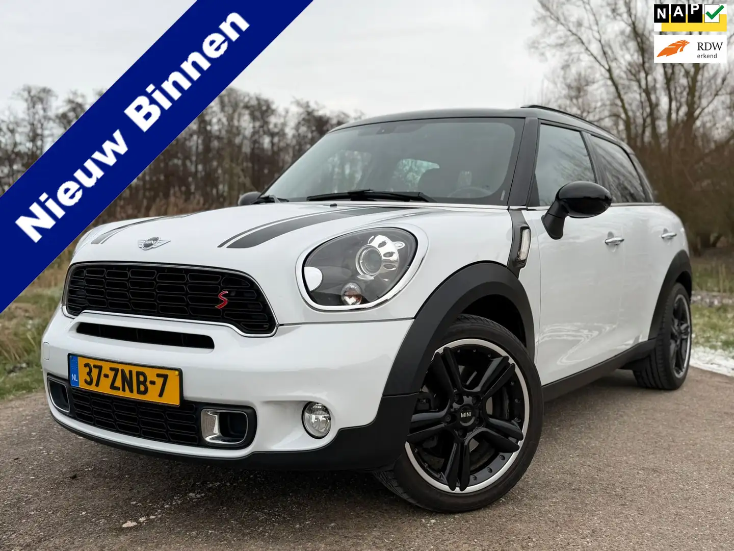 MINI Cooper S Countryman Mini 1.6 Chili /Automaat / Elektrisch Panoramadak Weiß - 1