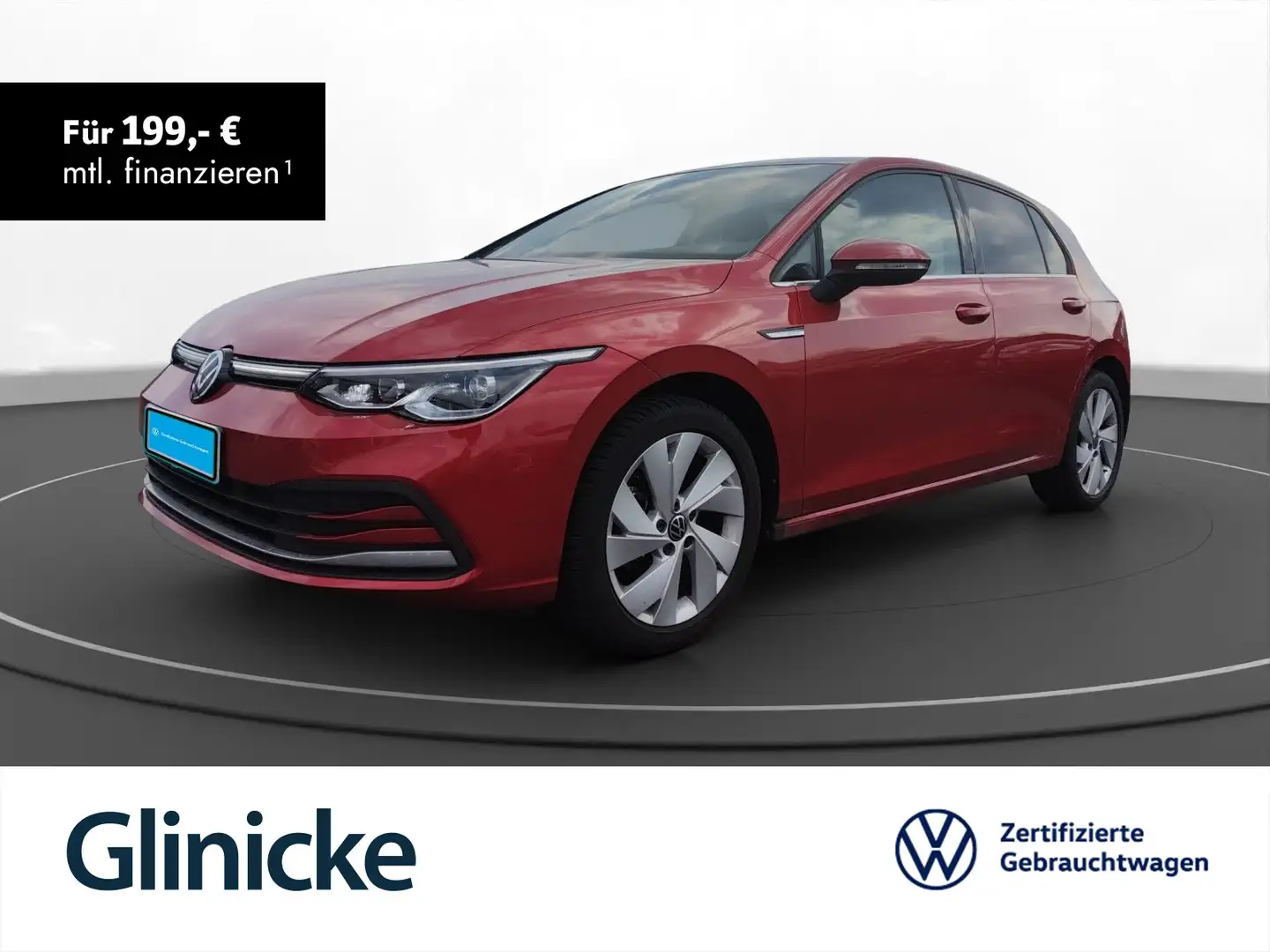 Volkswagen Golf VIII 1,5 eTSI Style DSG Rouge - 1