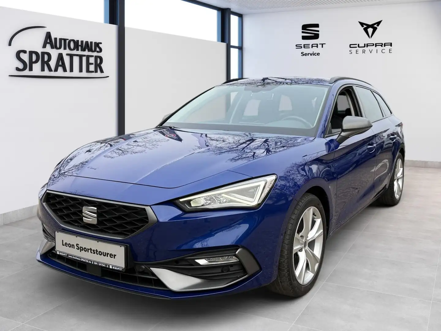 SEAT Leon Sportstourer 1.5 TSI ACT FR ACC LED SHZ PDC Blau - 1