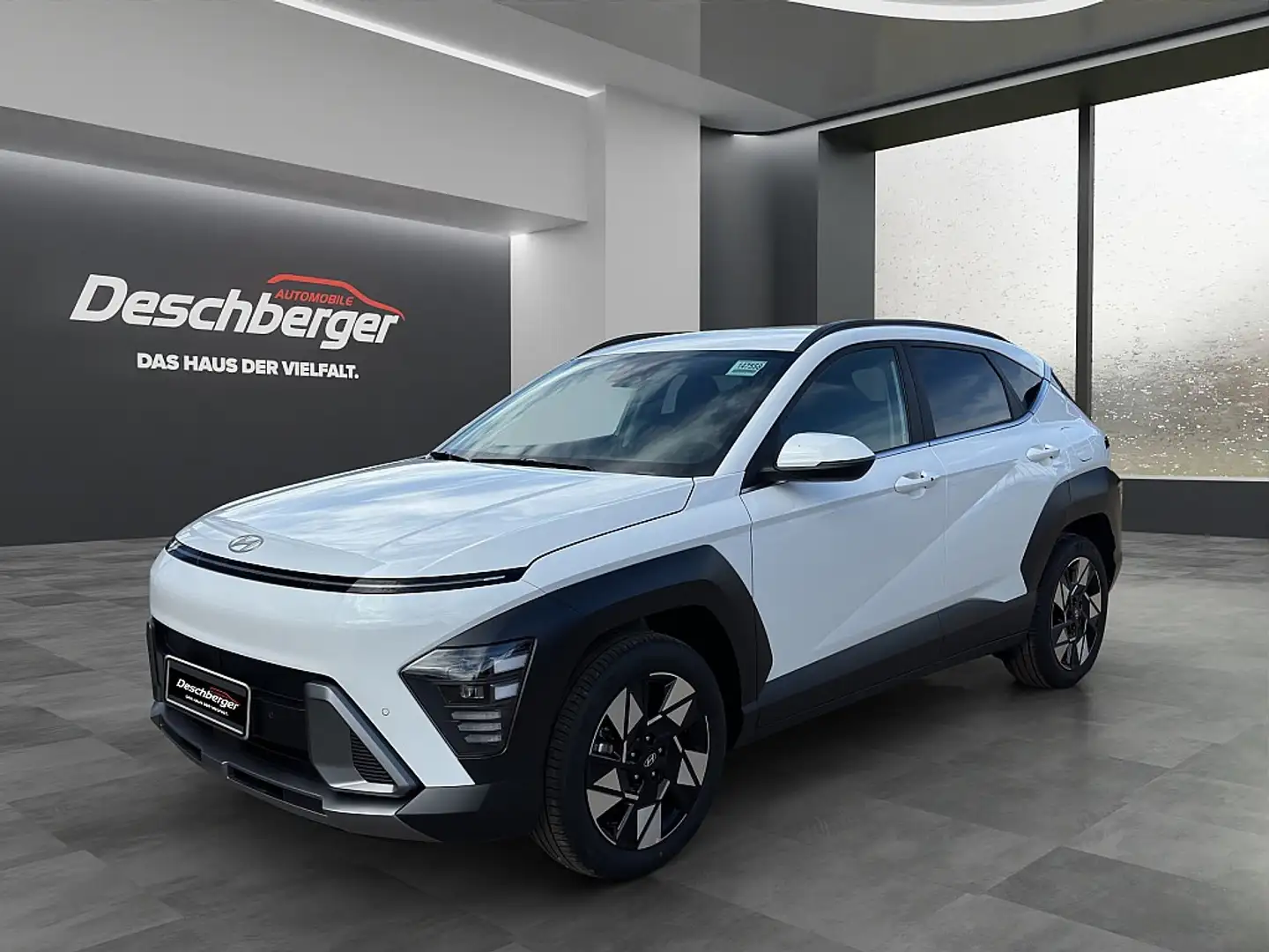 Hyundai KONA Kona 1,6 GDI Hybrid GoPlus DCT Aut. Weiß - 1