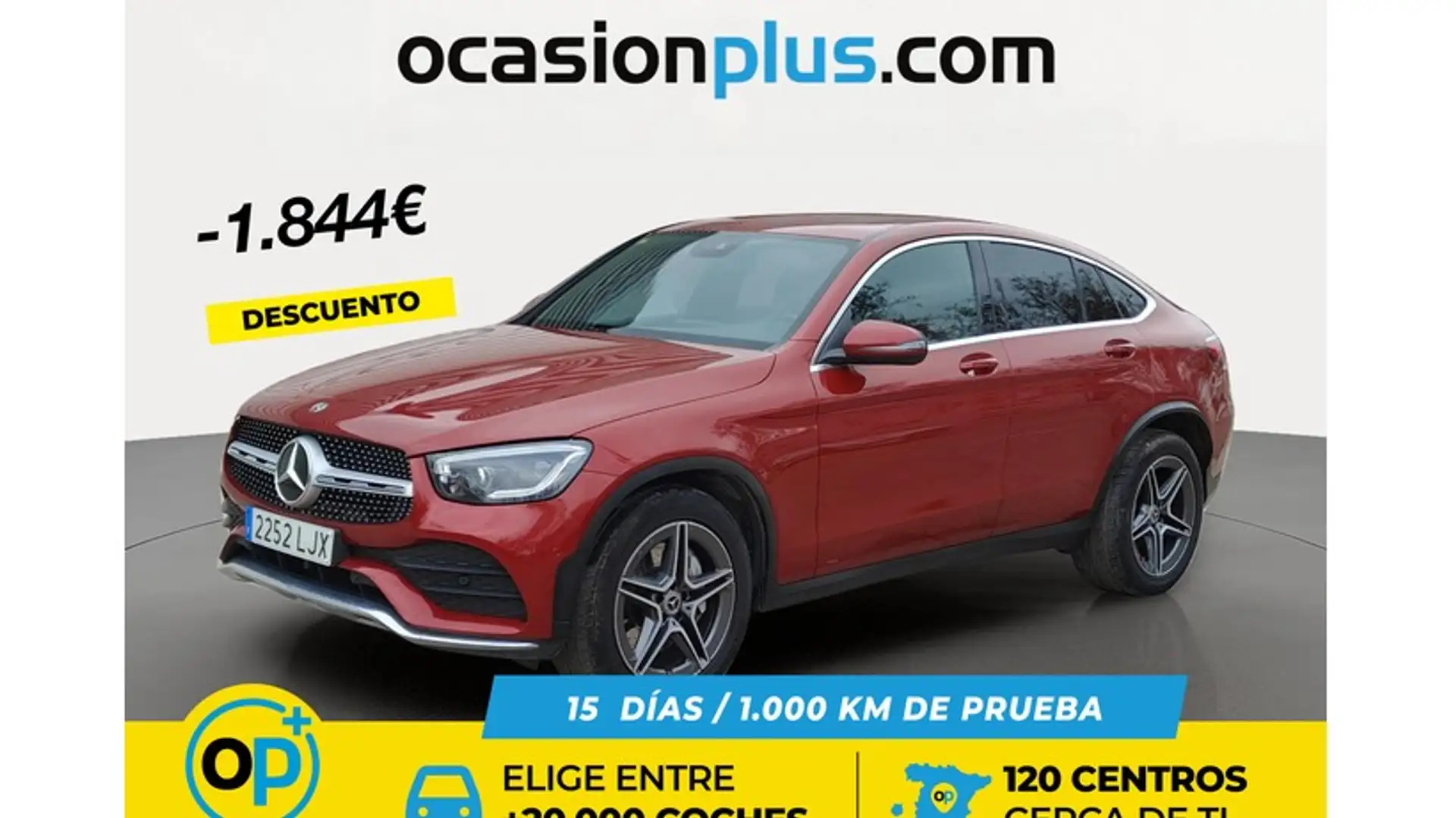 Mercedes-Benz GLC 220 Coupé 220d 4Matic 9G-Tronic Rojo - 1