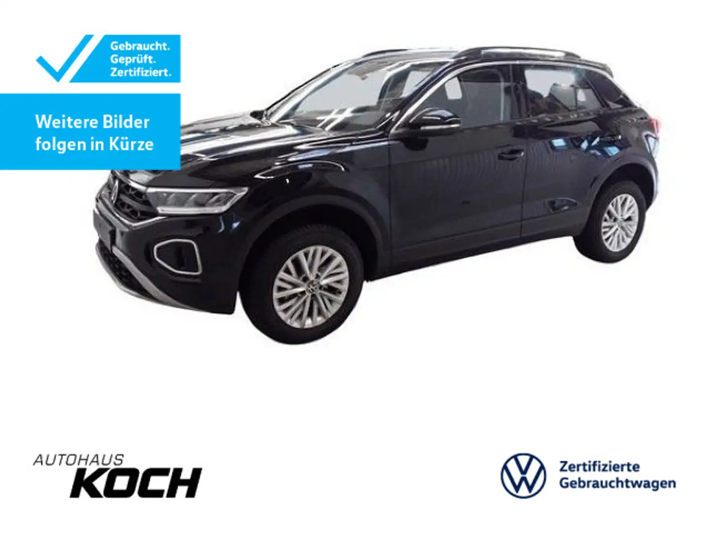 Volkswagen T-Roc 1.5TSI Life DSG Navi LED Kamera Standheiz. Schwarz - 1