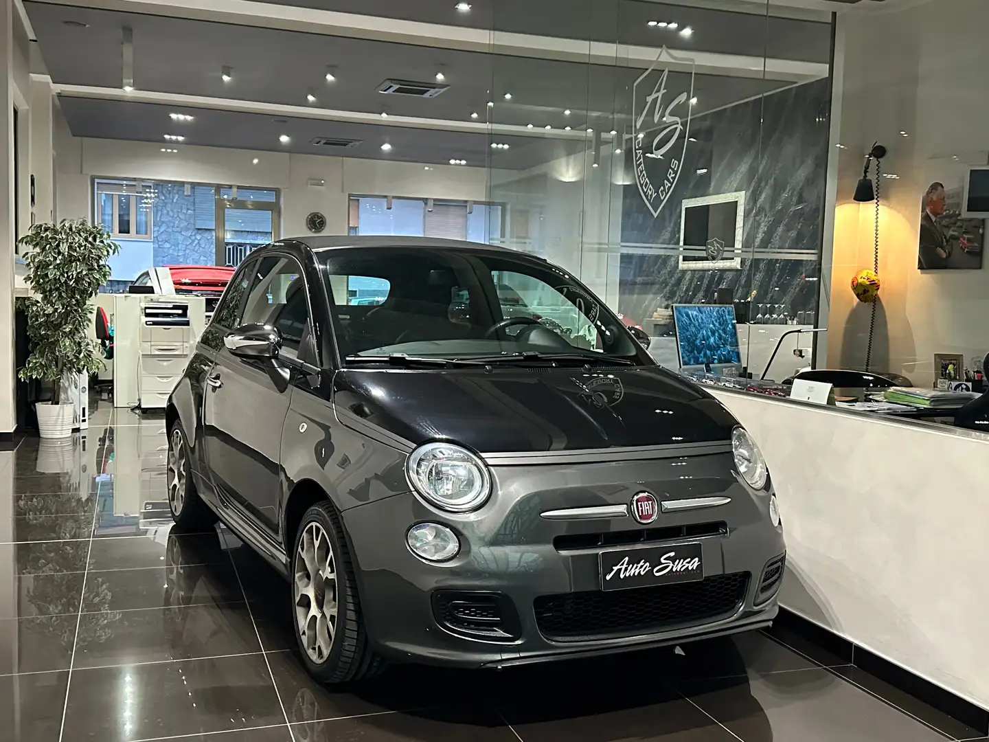 Fiat 500C 500C 1.2 GQ 69cv SPECIAL EDITION ADATTA A NEOPAT Noir - 1