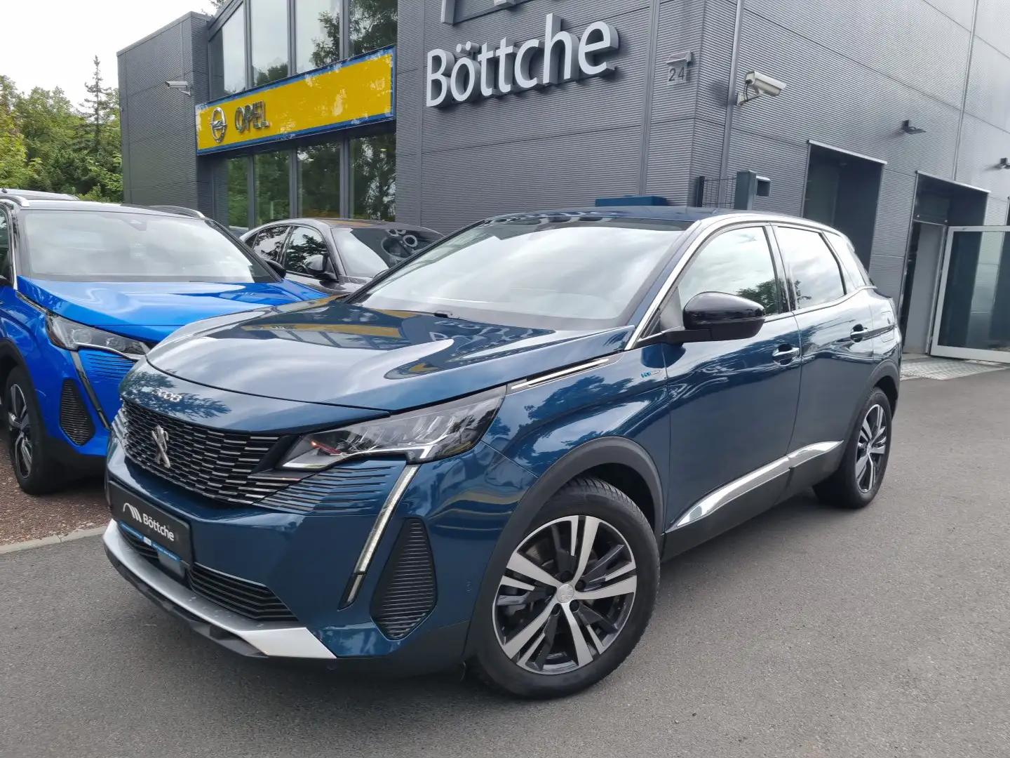 Peugeot 3008 Hybrid Allure LED/Navi/AHK/SHZ/180°Kamera Blau - 2