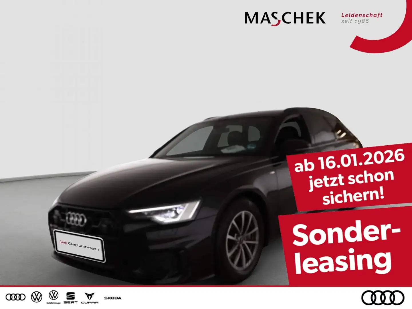 Audi A6 Avant S line 40 TDI Stronic Matrix Memory HUD Schwarz - 1