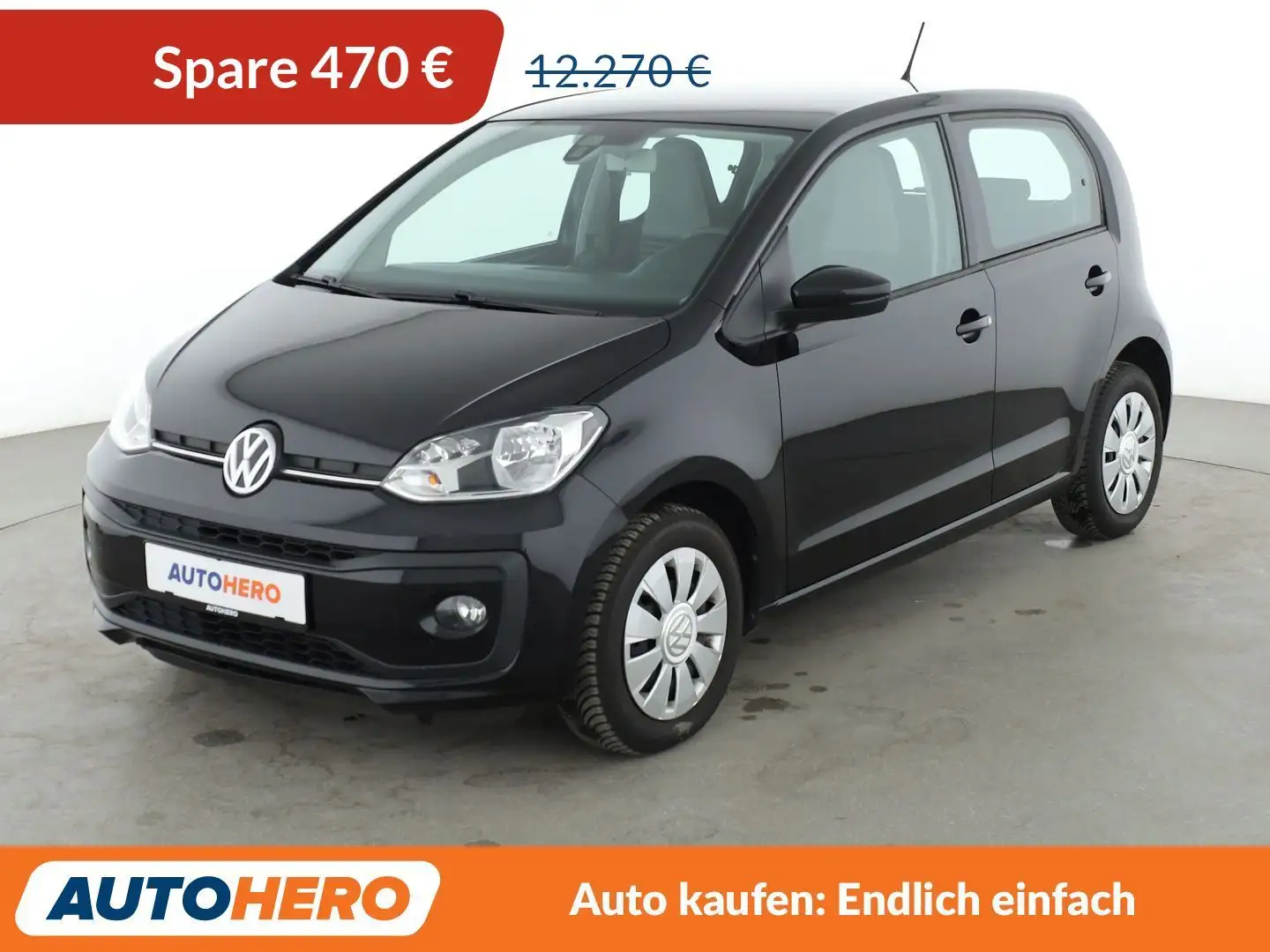 Volkswagen up! 1.0 Move up! BM*TEMPO*PDC*SHZ*KLIMA* Schwarz - 1