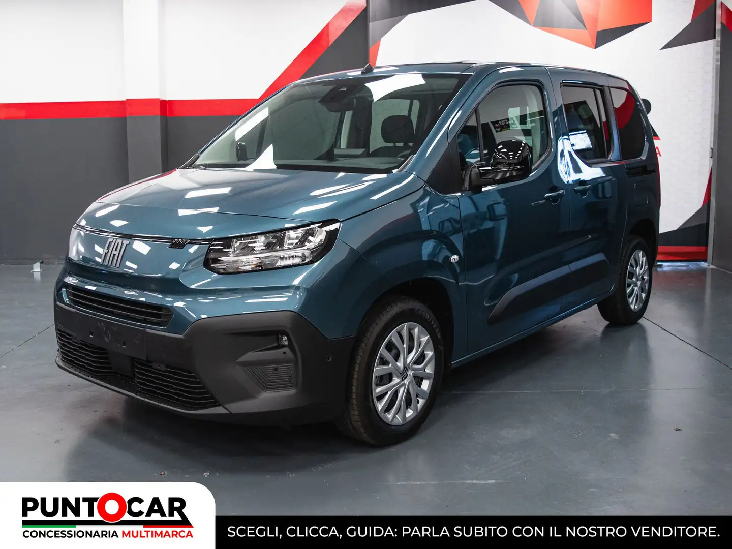 Fiat Doblo Doblò 1.5 BlueHdi 100 CV PC IVA INCLUSA PROMO FLEX Blau - 1