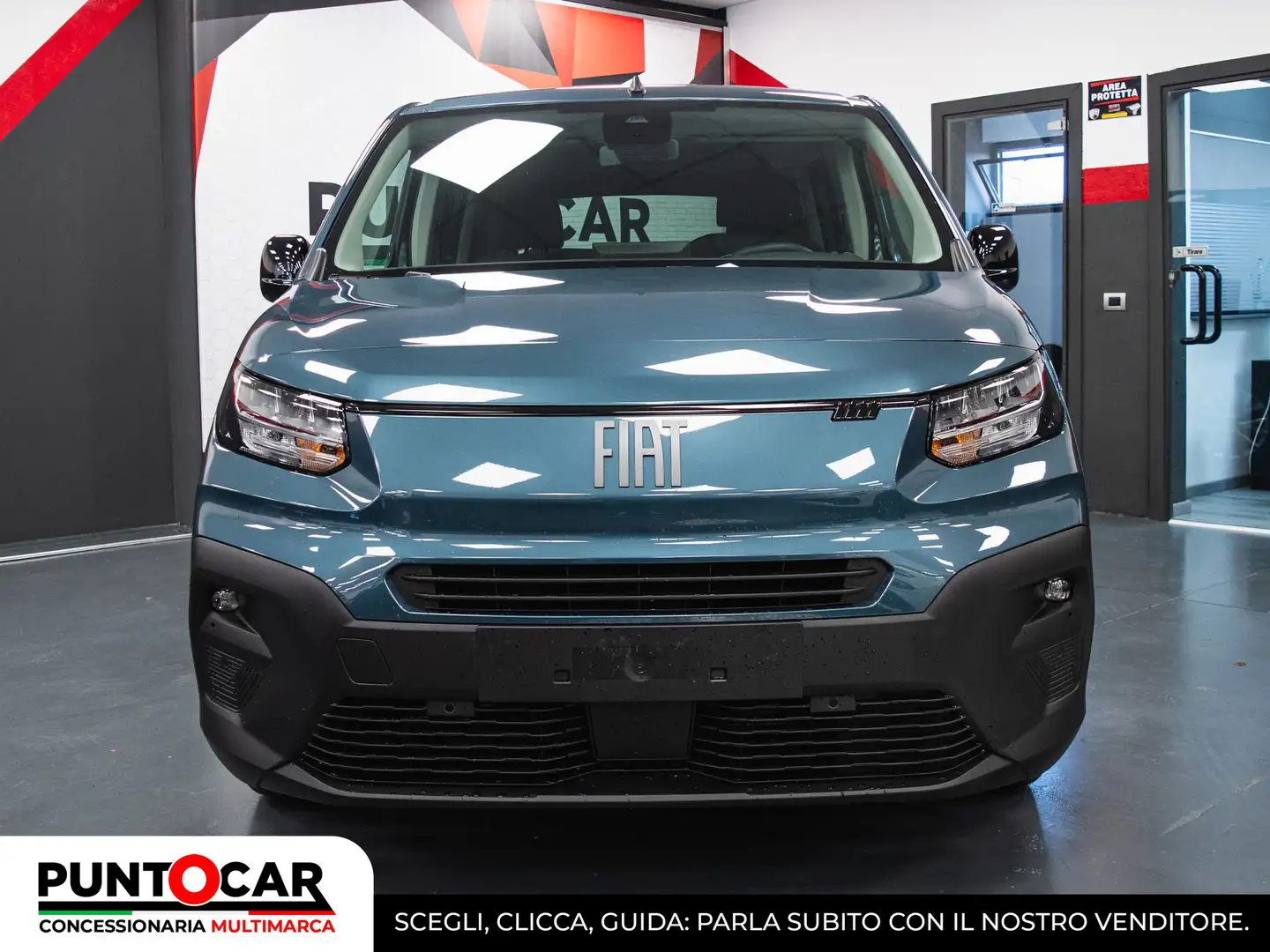Fiat Doblo Doblò 1.5 BlueHdi 100 CV PC IVA INCLUSA PROMO FLEX Blau - 2