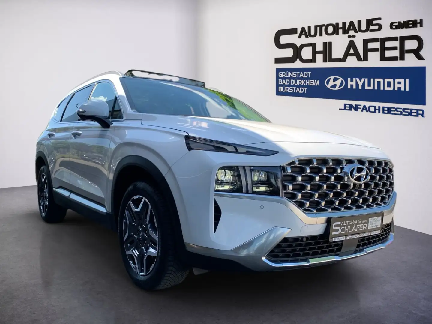 Hyundai SANTA FE SANTA Fe 1.6 T-GDI Prime Hybrid SEVEN Pan.Dach Bílá - 2