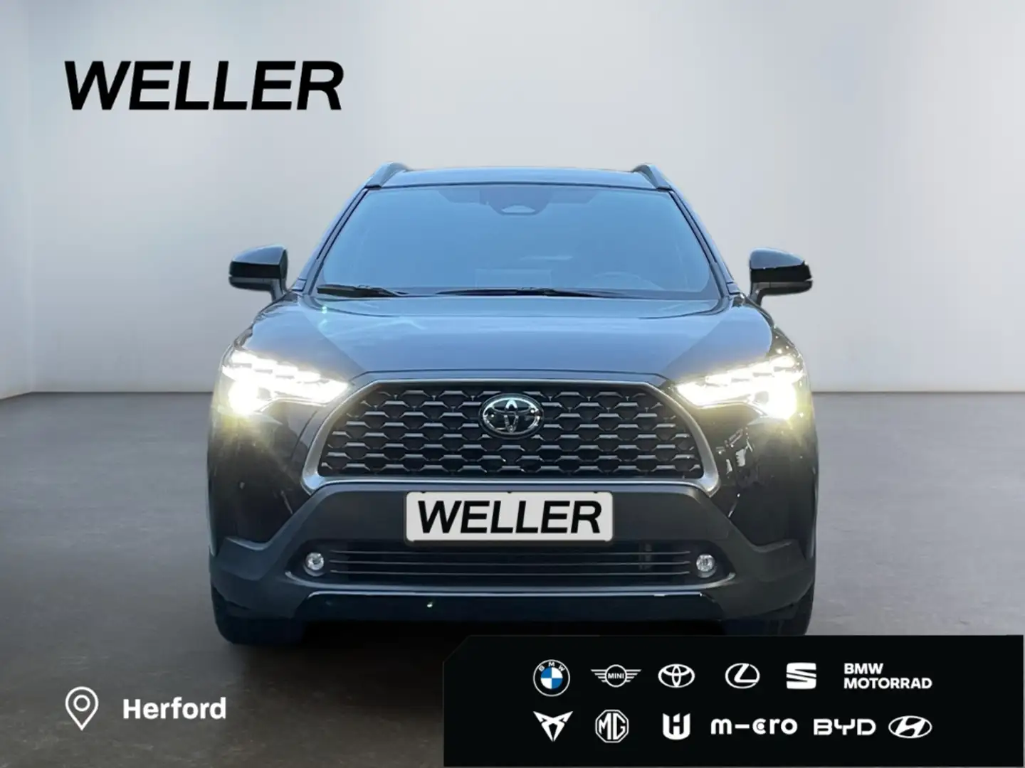 Toyota Corolla Cross Hybrid 1.8 Team D *LED*ACC*CAM*SHZ* Noir - 2