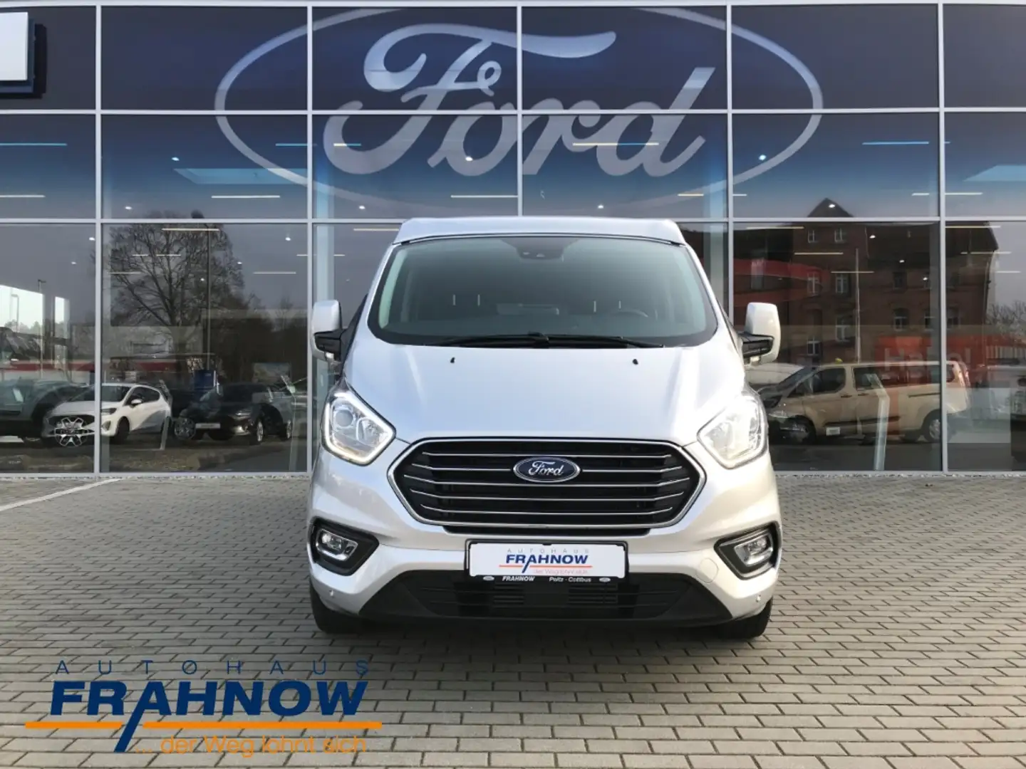 Ford Tourneo Custom EUROLINE 320L2 mit Aufstelldach NAVI AHK ACC2.0 TD Silber - 2