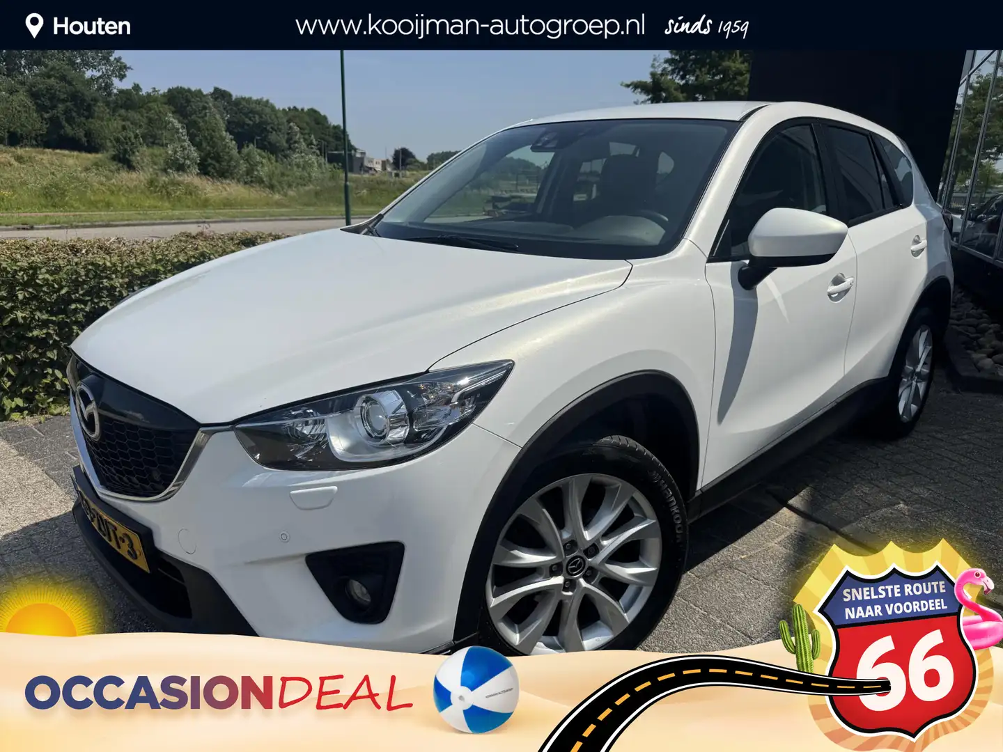 Mazda CX-5 2.0 GT-M 4WD | Lederen Bekleding | Dealer onderhou Blanc - 1