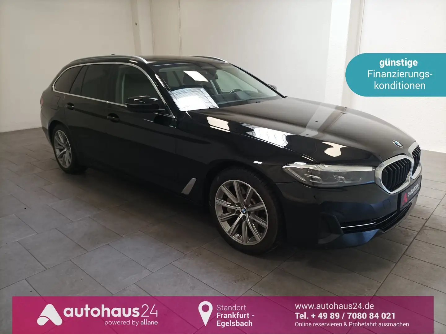 BMW 530 5er - 530 e AHK|Navi|LED|HUD|PDC Schwarz - 1
