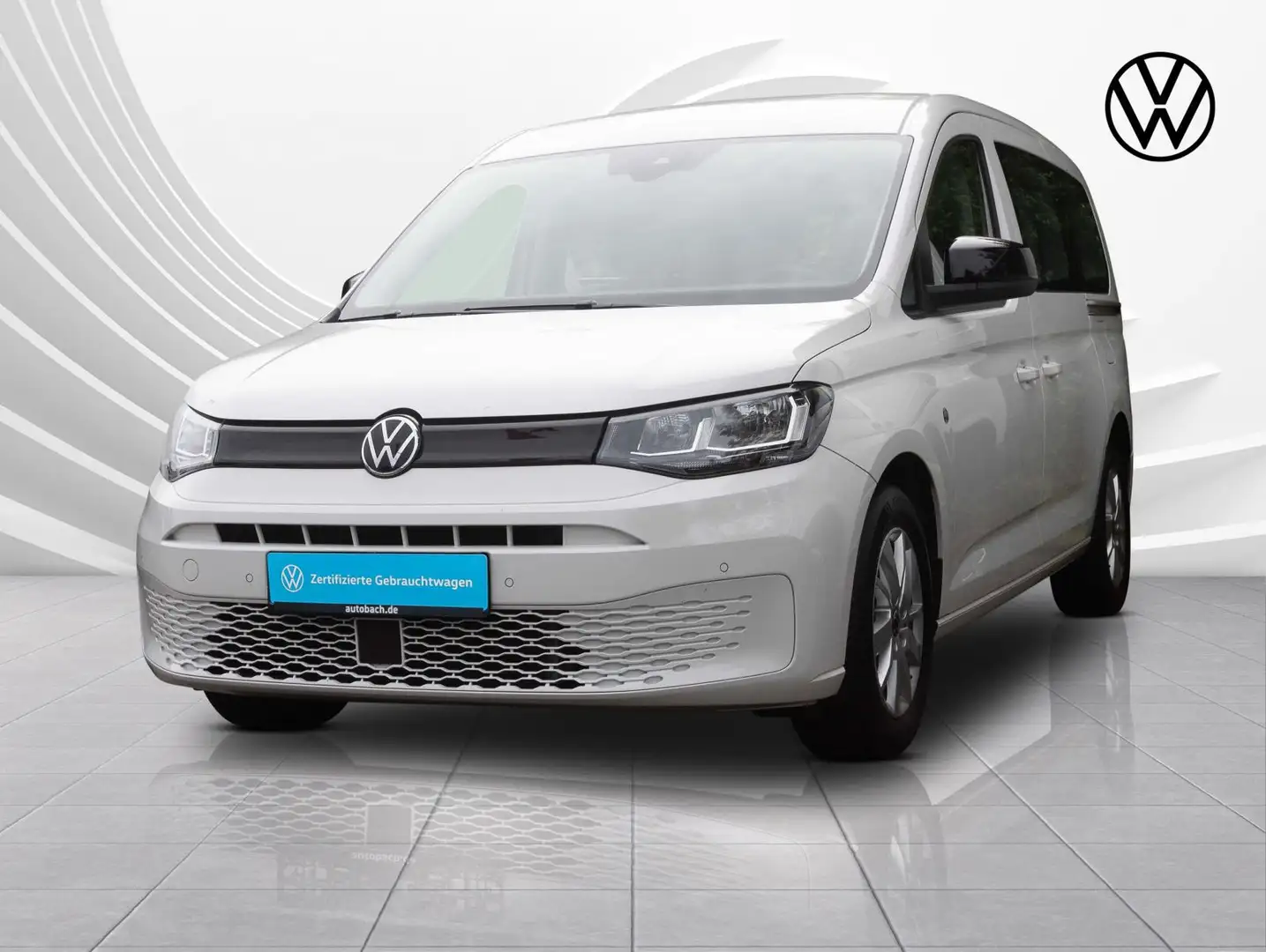 Volkswagen Caddy 2.0 TDI DSG Basis, Navi, Rückfahrkame Weiß - 2