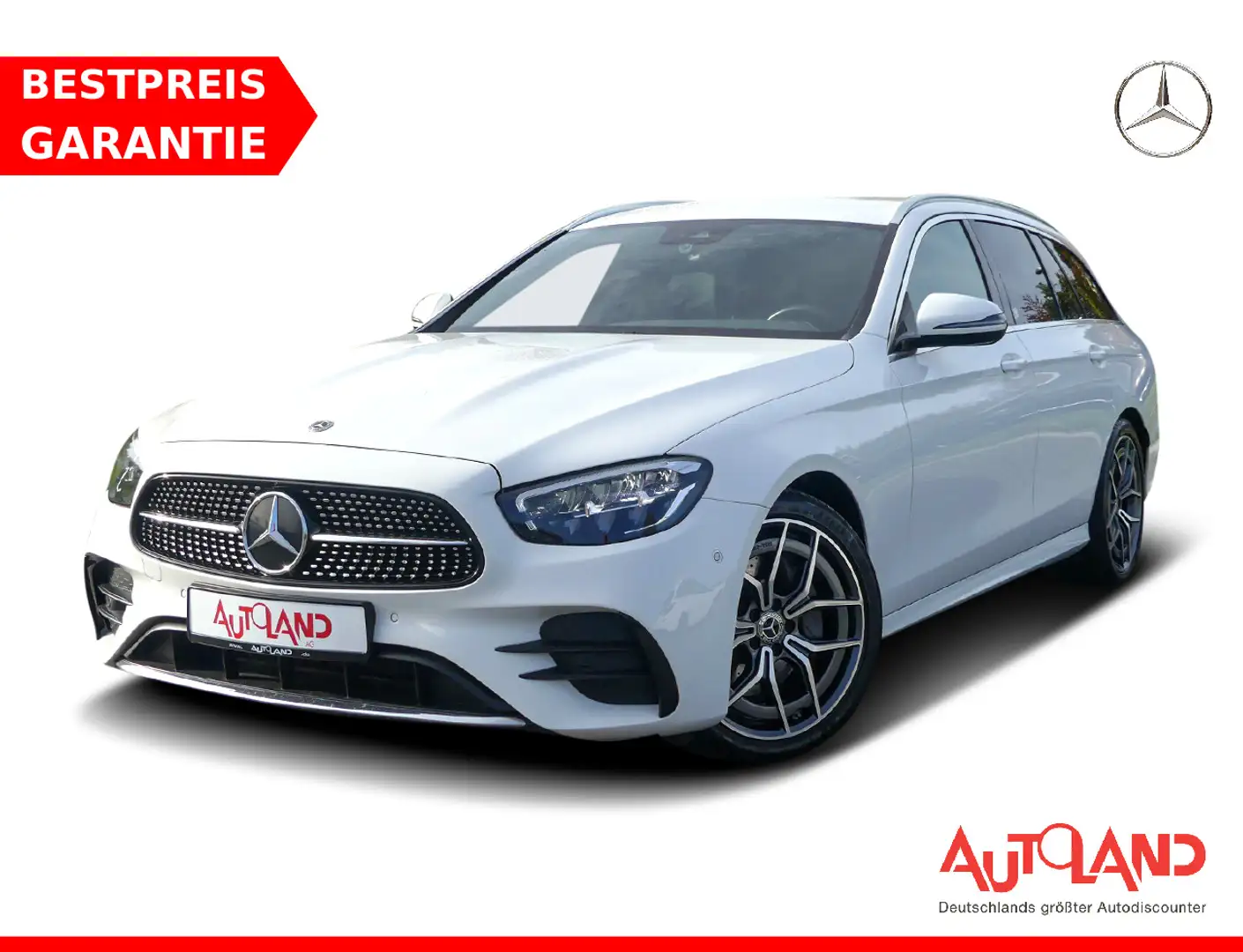 Mercedes-Benz E 200 E200 T-Modell AMG Line LED Navi Virtual Cockpit Blanc - 1