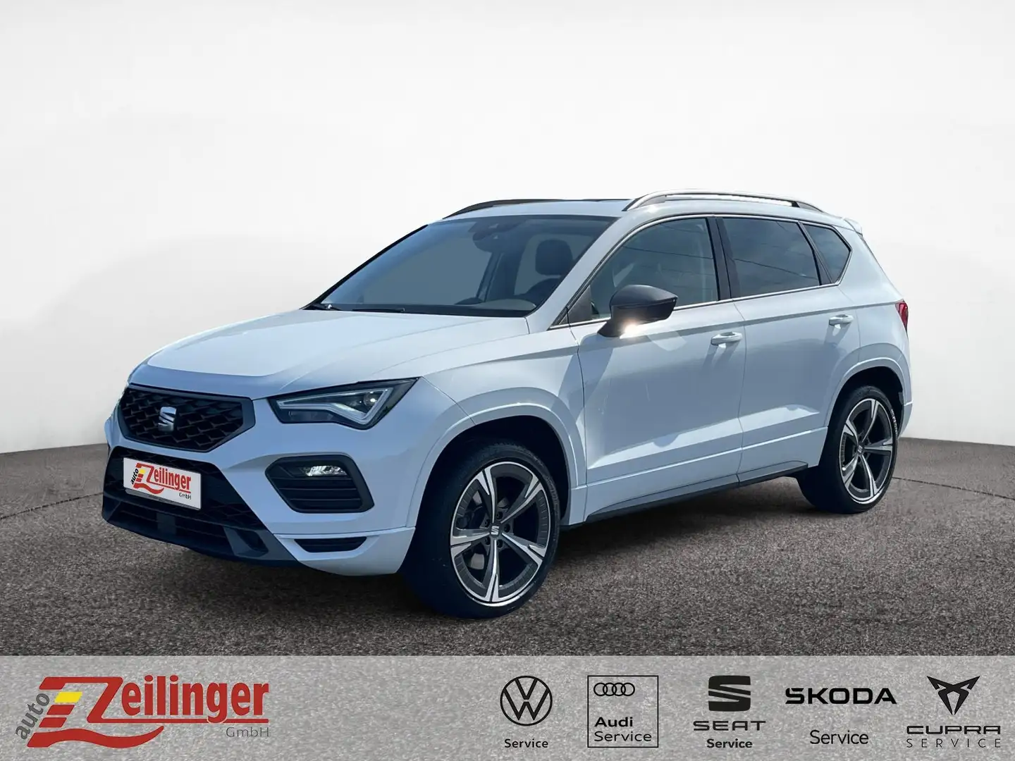 SEAT Ateca FR 4Drive TDI DSG|5J-GAR|AHK|PANO|el.HECK Weiß - 1