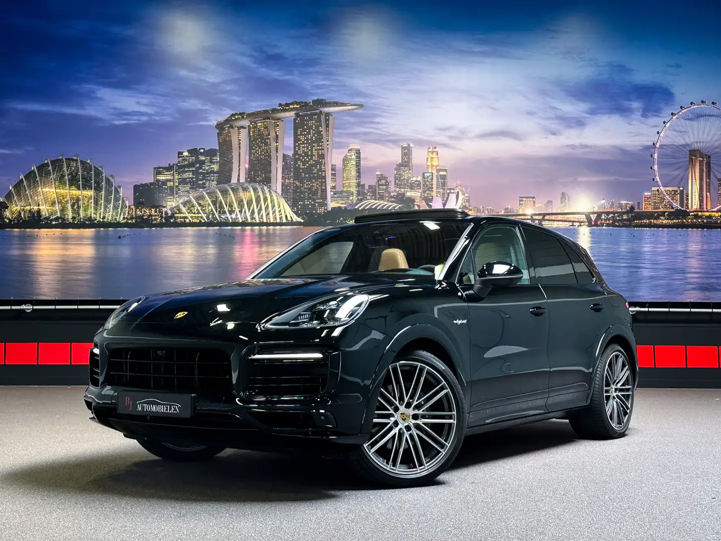 Porsche Cayenne 3.0 E-Hybrid |Burmester|SportDesign+Chrono|HUD|Alc Noir - 1