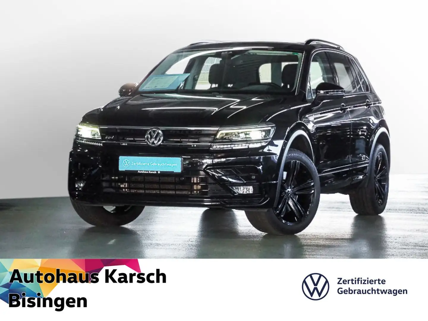 Volkswagen Tiguan 2.0 TDI DSG Highline 4-Mot. R-LINE, ALU LED Noir - 1