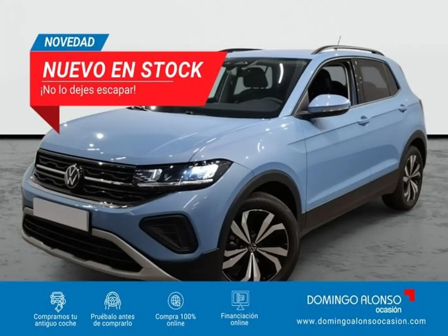 Volkswagen T-Cross 1.0 TSI Más 70kW Azul - 1