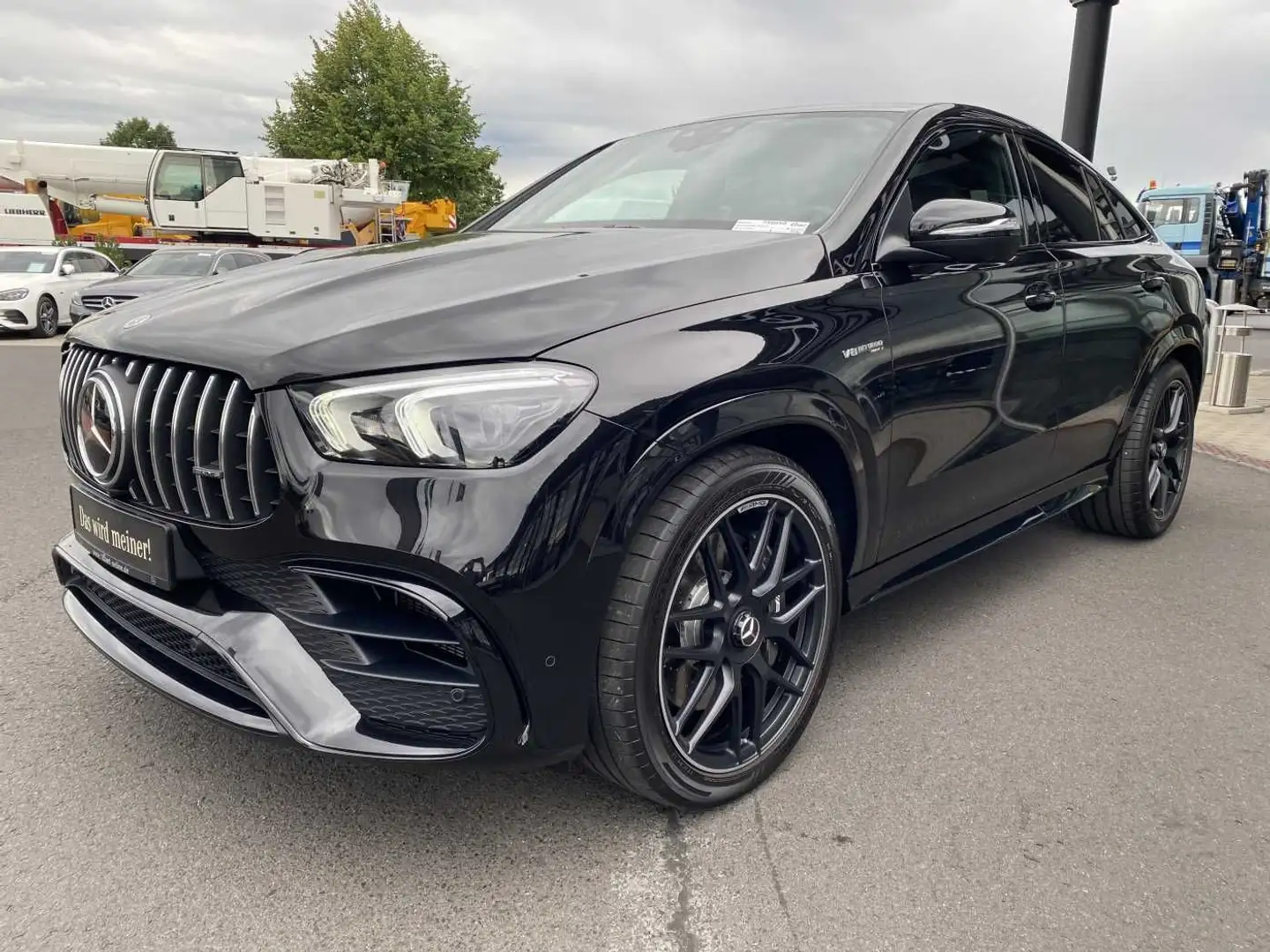 Mercedes-Benz GLE 63 AMG Coupé Burmester+Distr+ AHK+Memory+Air Schwarz - 2