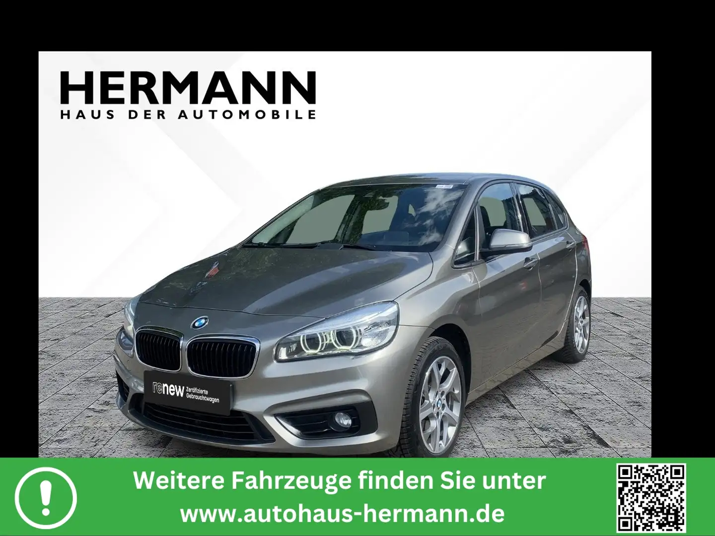 BMW 218 i LED*NAVI*SHZ*2xKlima*HUD*LED*KeyLess*KlimaA Grijs - 1